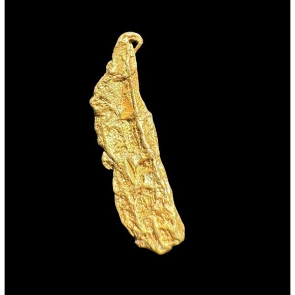 Wire Gold Crystal Nugget Specimen - Grass Valley, Nevada County California - Picture 1 of 7